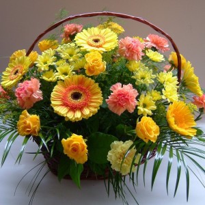 Aranžmáne z rezaných kvetov